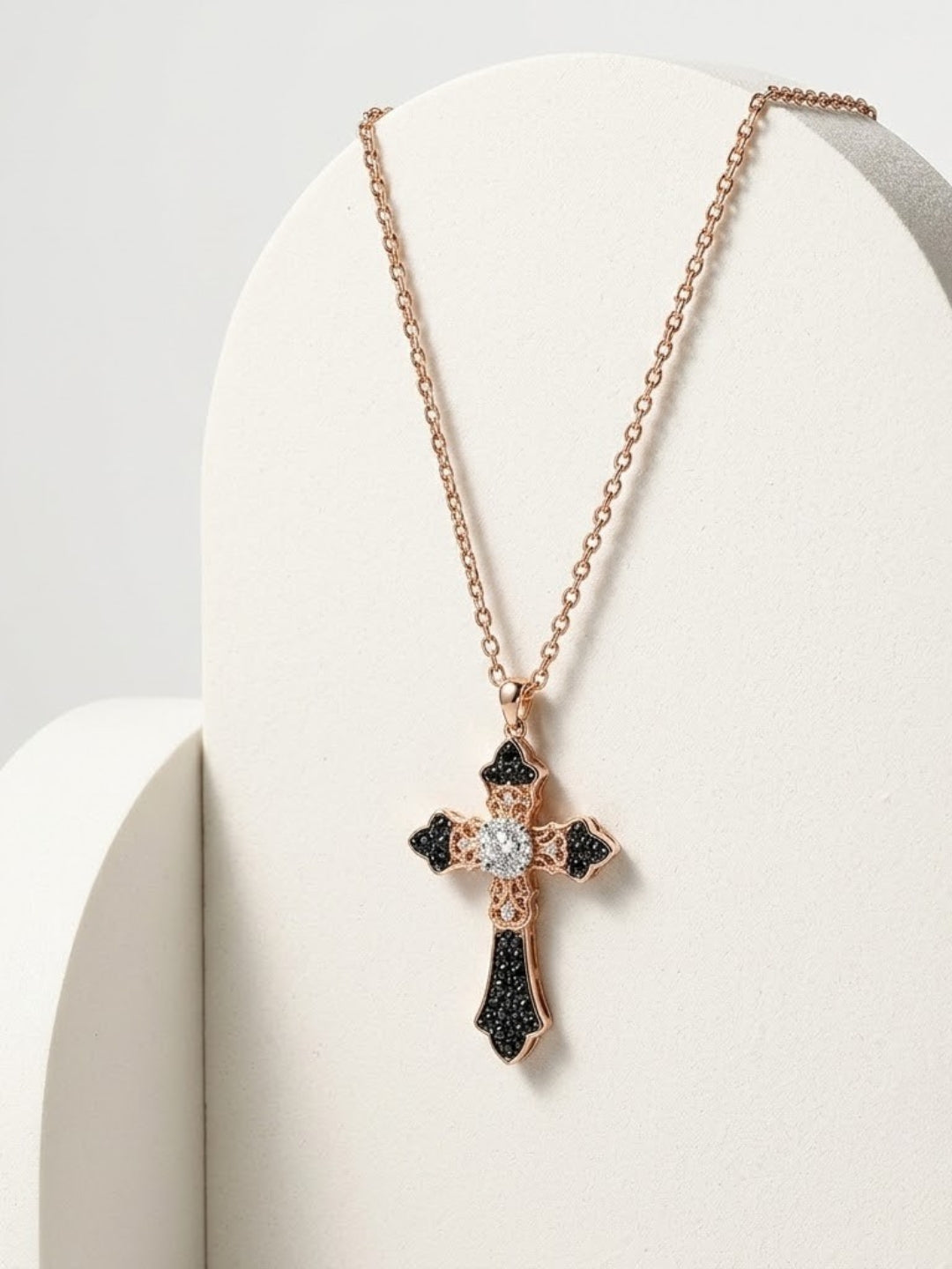 925 Sterling Silver Heritage Faith Cross Necklace for Women