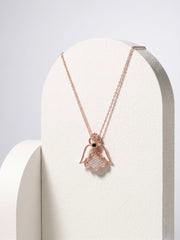 925 Sterling Silver Seraphine Guardian Angel Necklace for Women