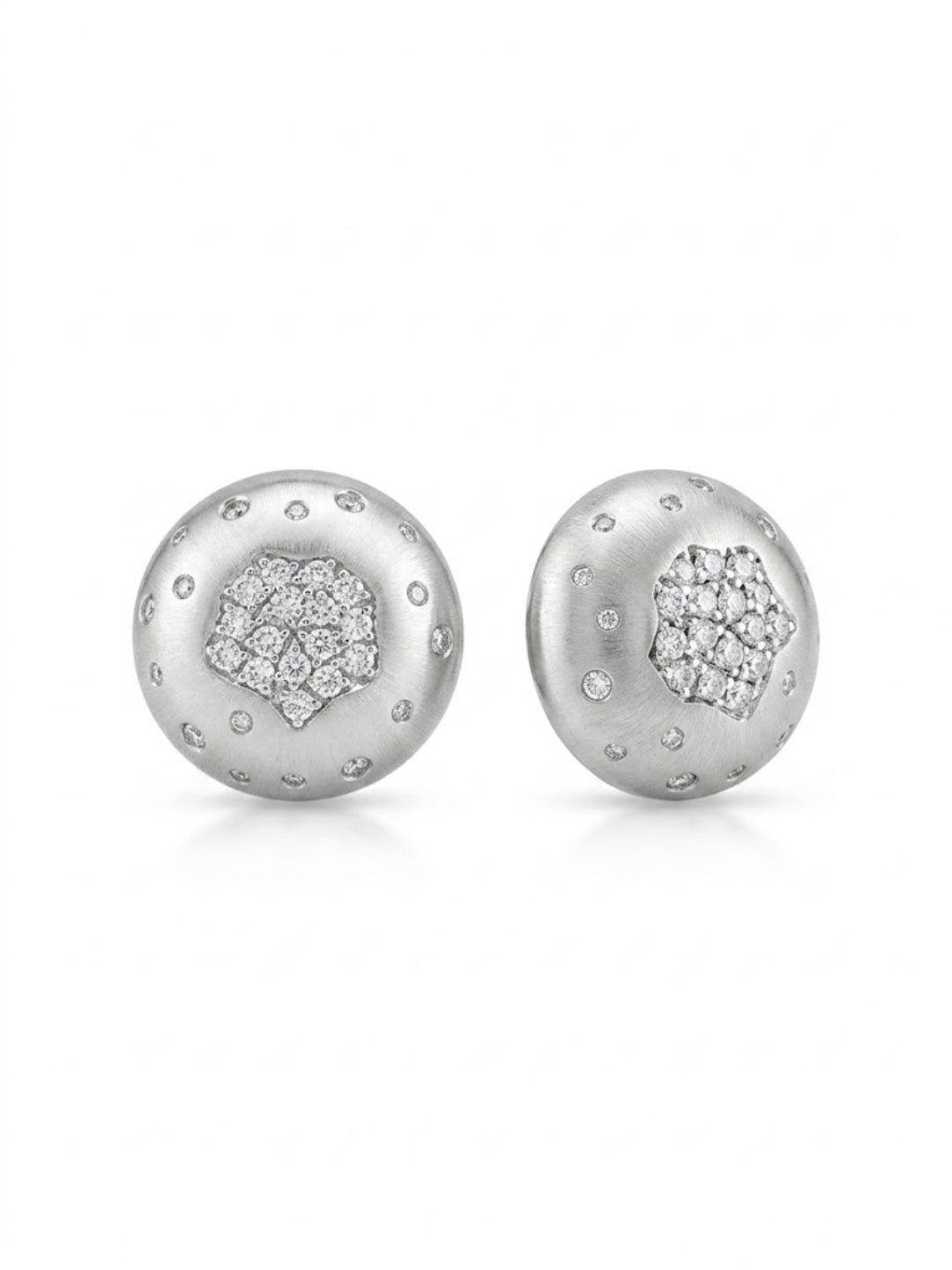925 Silver Hexa Spark Stud Earrings for Women