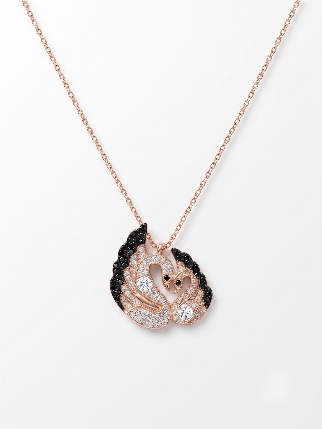 925 Sterling Silver Swan Necklace for Women