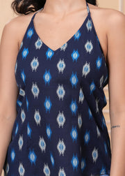 Women Blue Printed Top