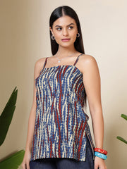 Women Multicolore Printed Straight Tunic