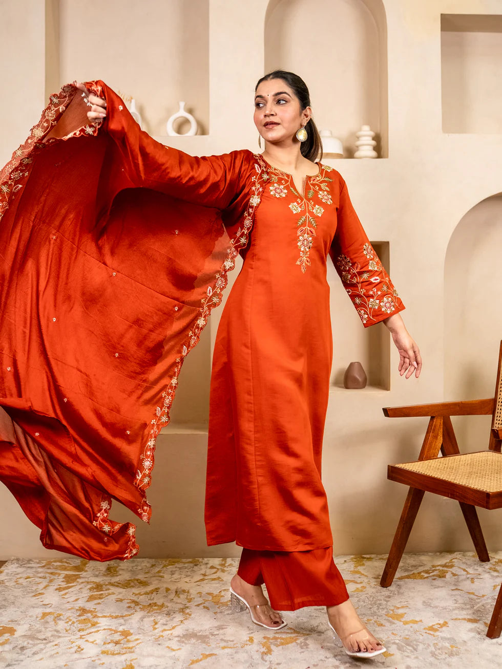 Raha Embroidered Kurta Set