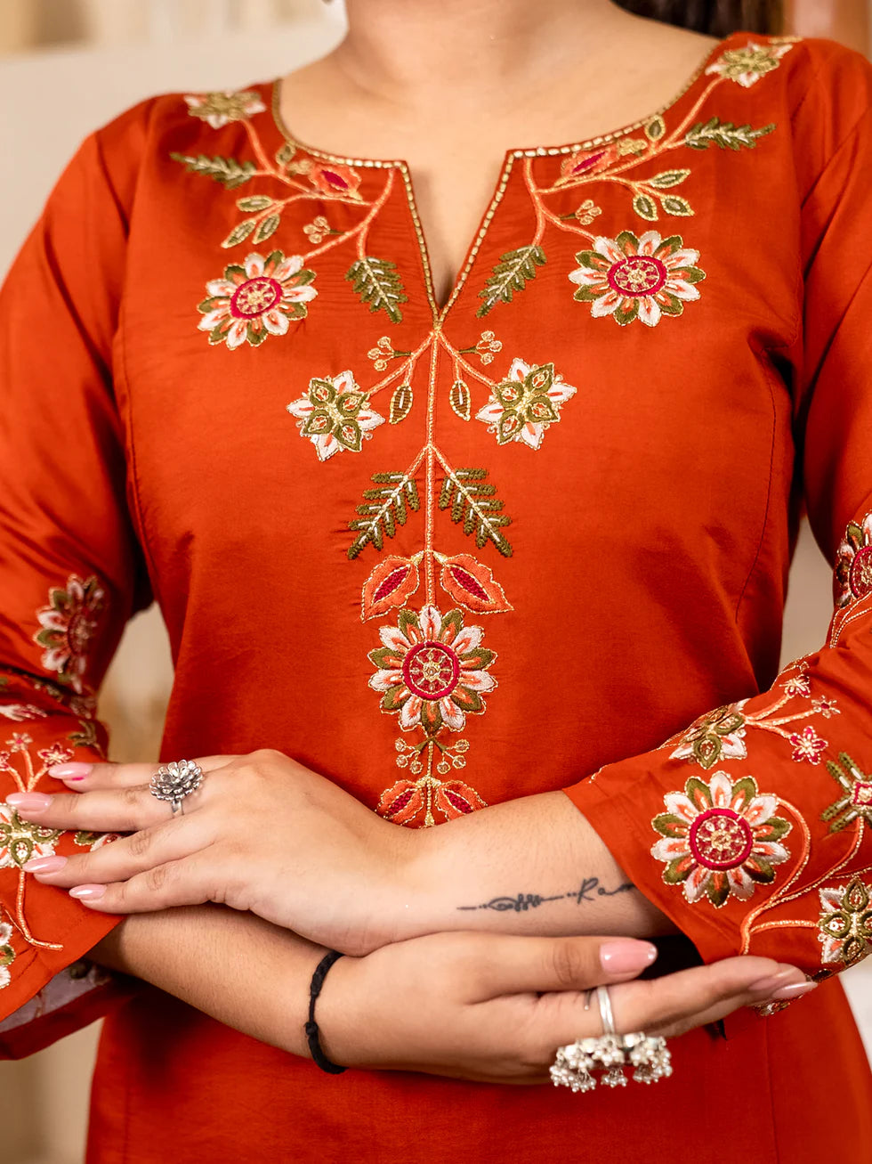 Raha Embroidered Kurta Set