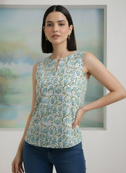 Women Grey Printed Top