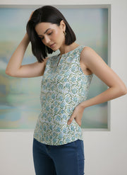 Women Grey Printed Top
