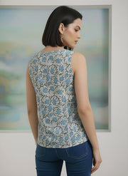 Women Grey Printed Top