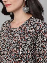 Sharia Women Printed Kurta-Palazzo