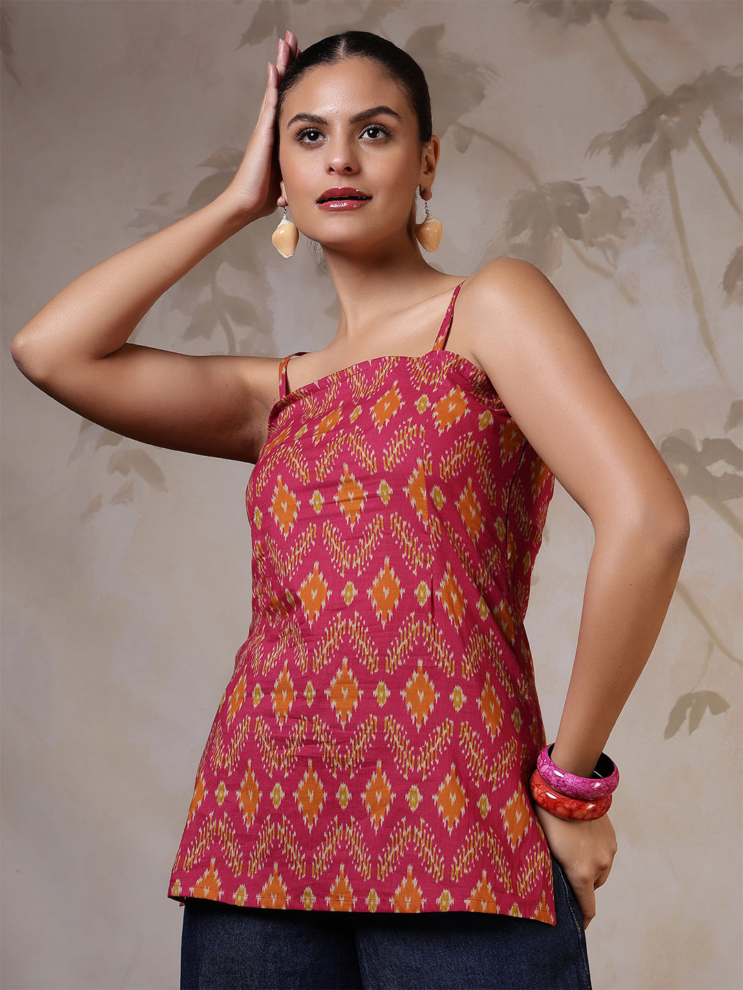 Women Multicolor Printed Straight Tunic