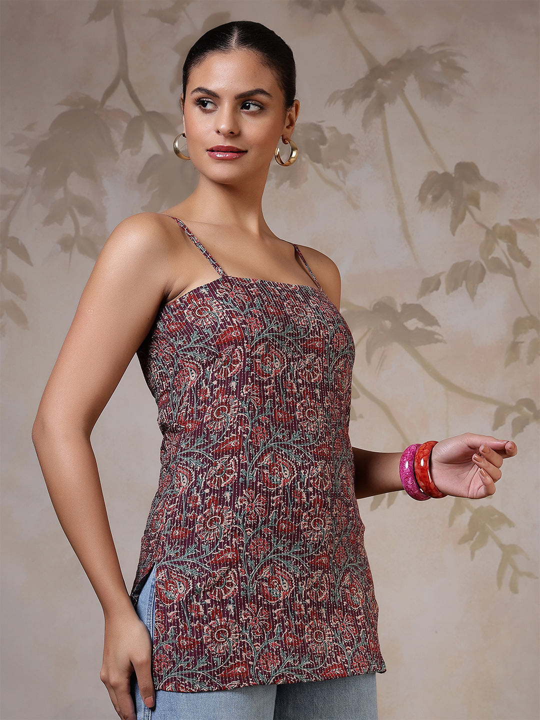 Women Multicolor Printed Straight Tunic