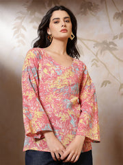Women Multicolor Printed Straight Tunic
