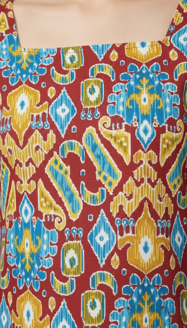 Women Multicolor Printed Straight Tunic