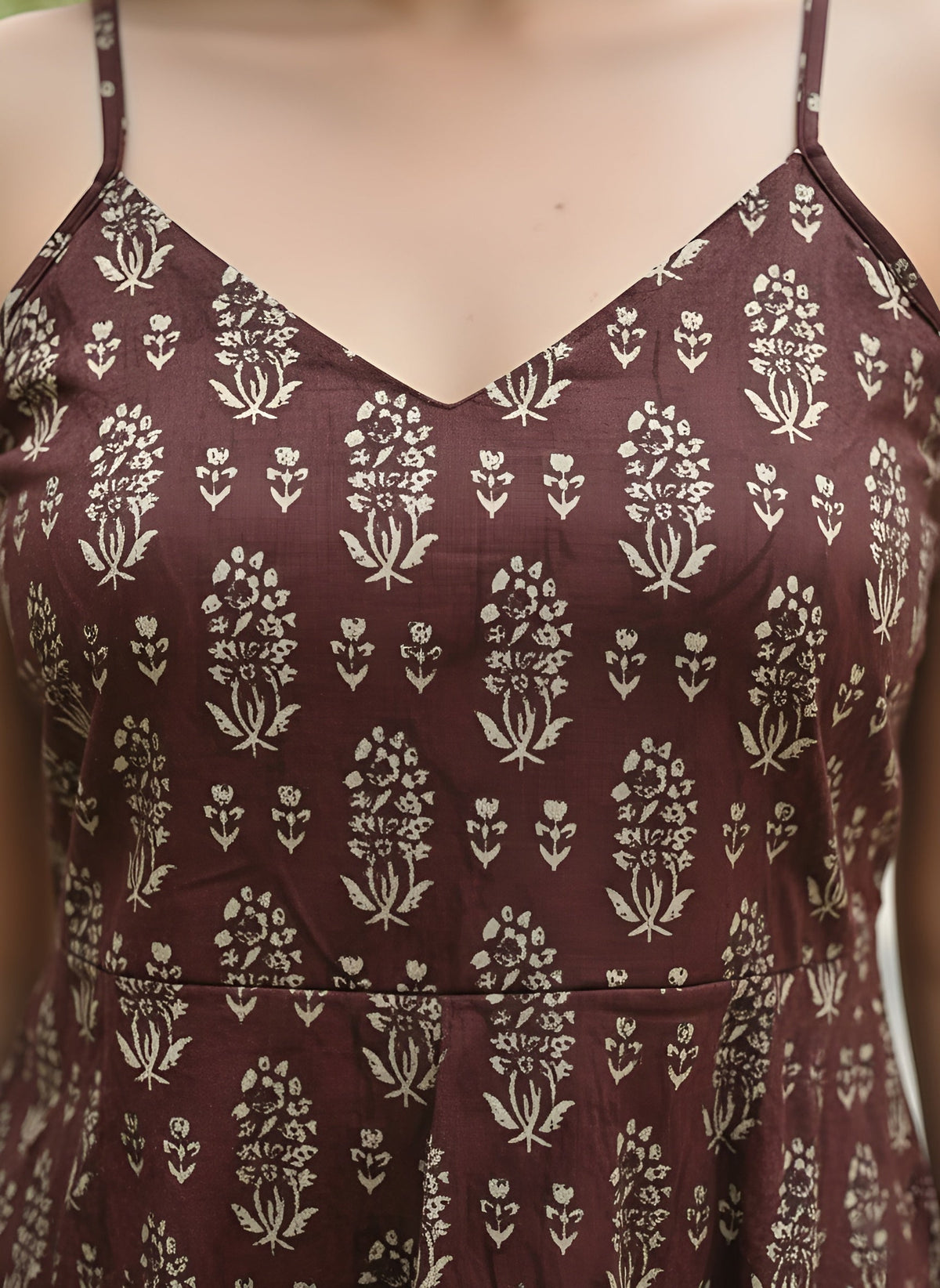 Women Brown Printed Top