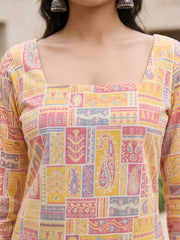 Women Multicolor Printed Straight Tunic