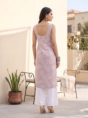 Lavender Floral Printed Co-Ord Set for Women