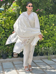 Ivory Noor Embroidered Festive Set