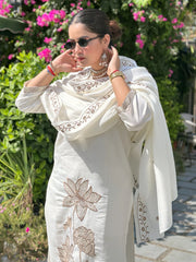 Ivory Noor Embroidered Festive Set