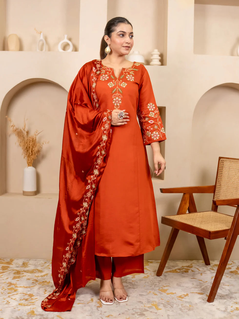Raha Embroidered Kurta Set