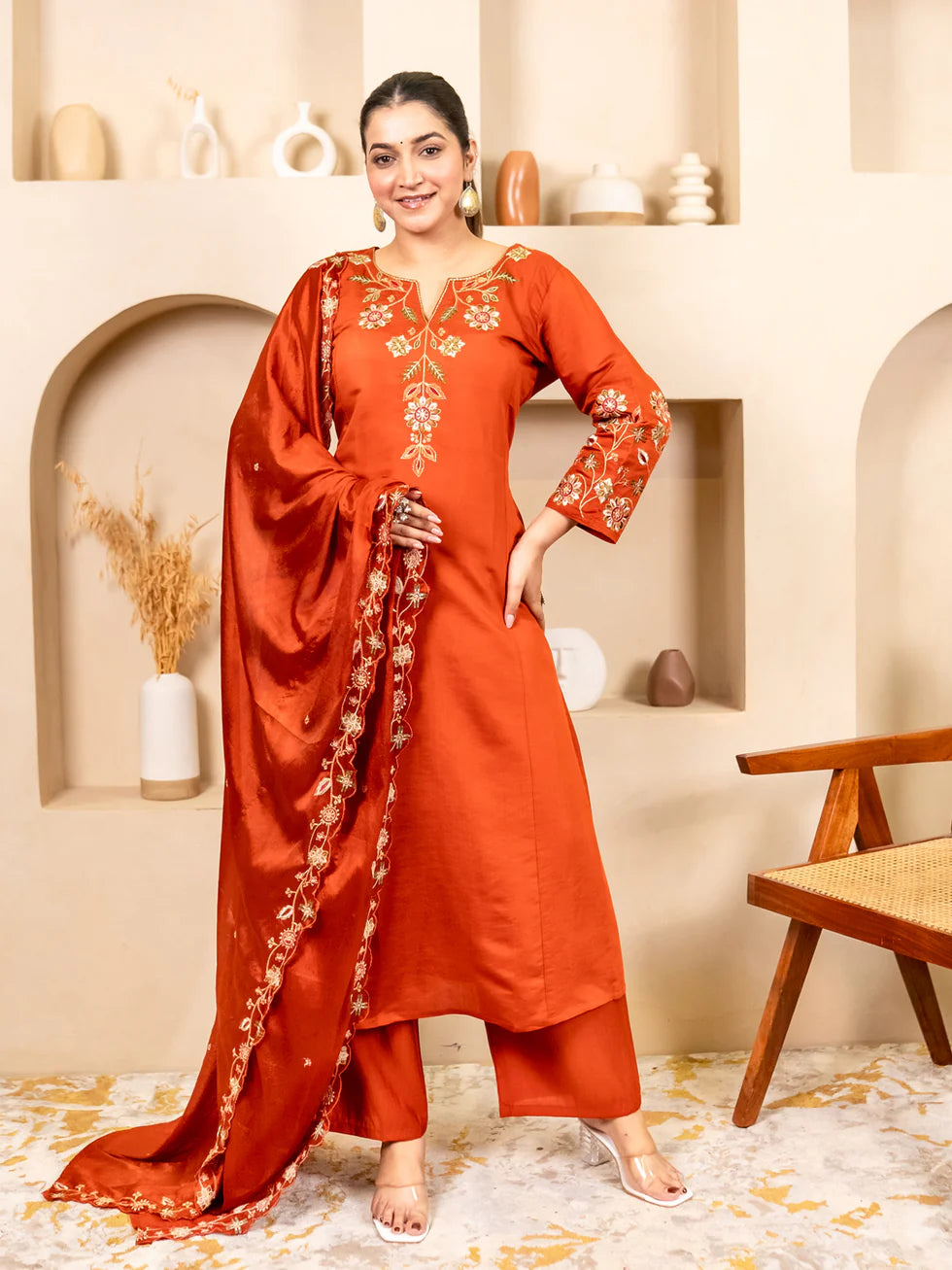 Raha Embroidered Kurta Set