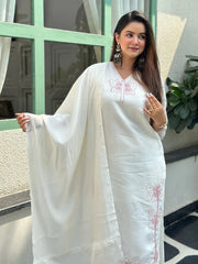 Ivory Butterfly Charm Set