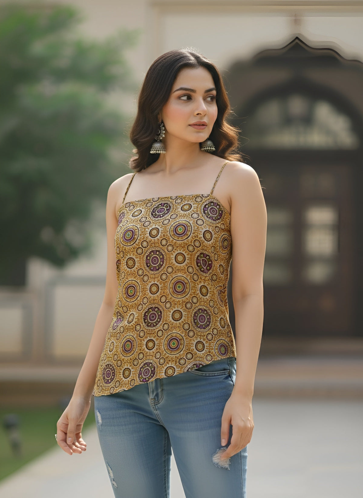 Women Multicolor Printed Top