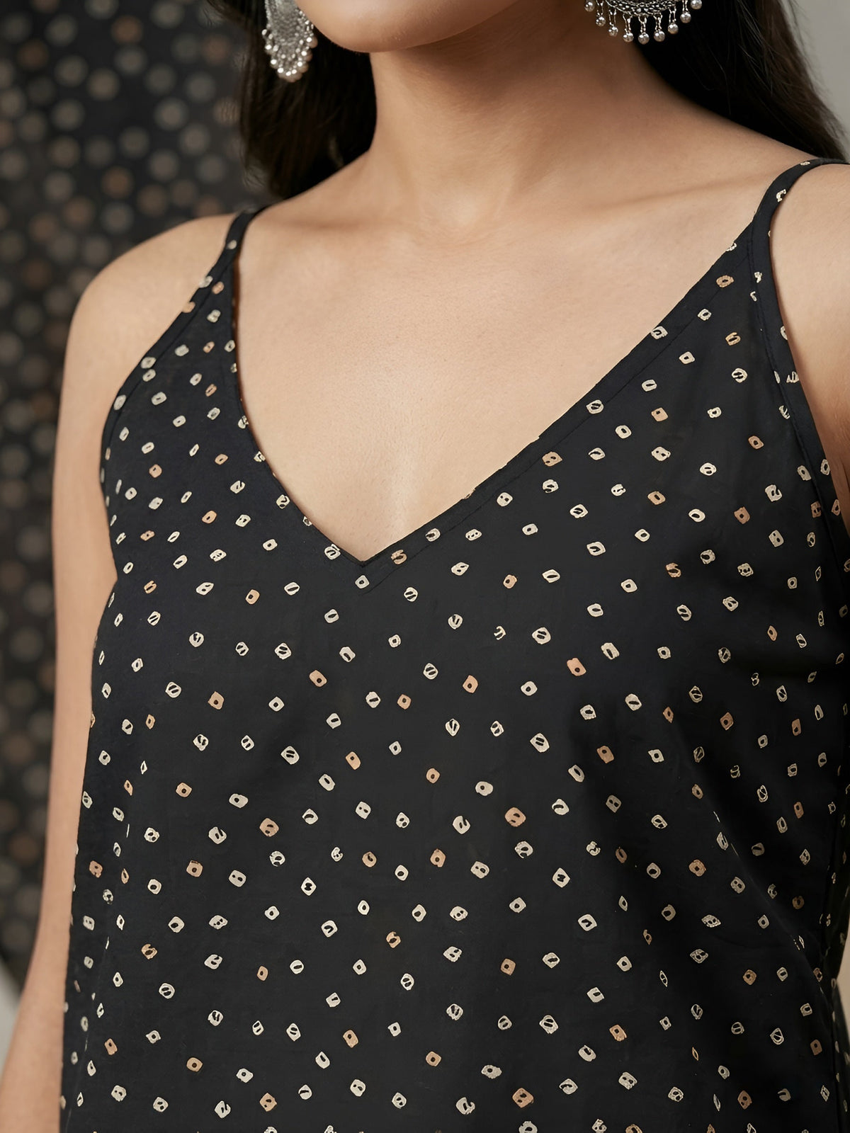 Women Black Printed Stylish Tunic