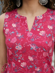 Women Pink Printed Top