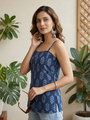Women Black Printed Stylish Tunic
