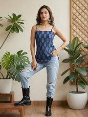 Women Black Printed Stylish Tunic