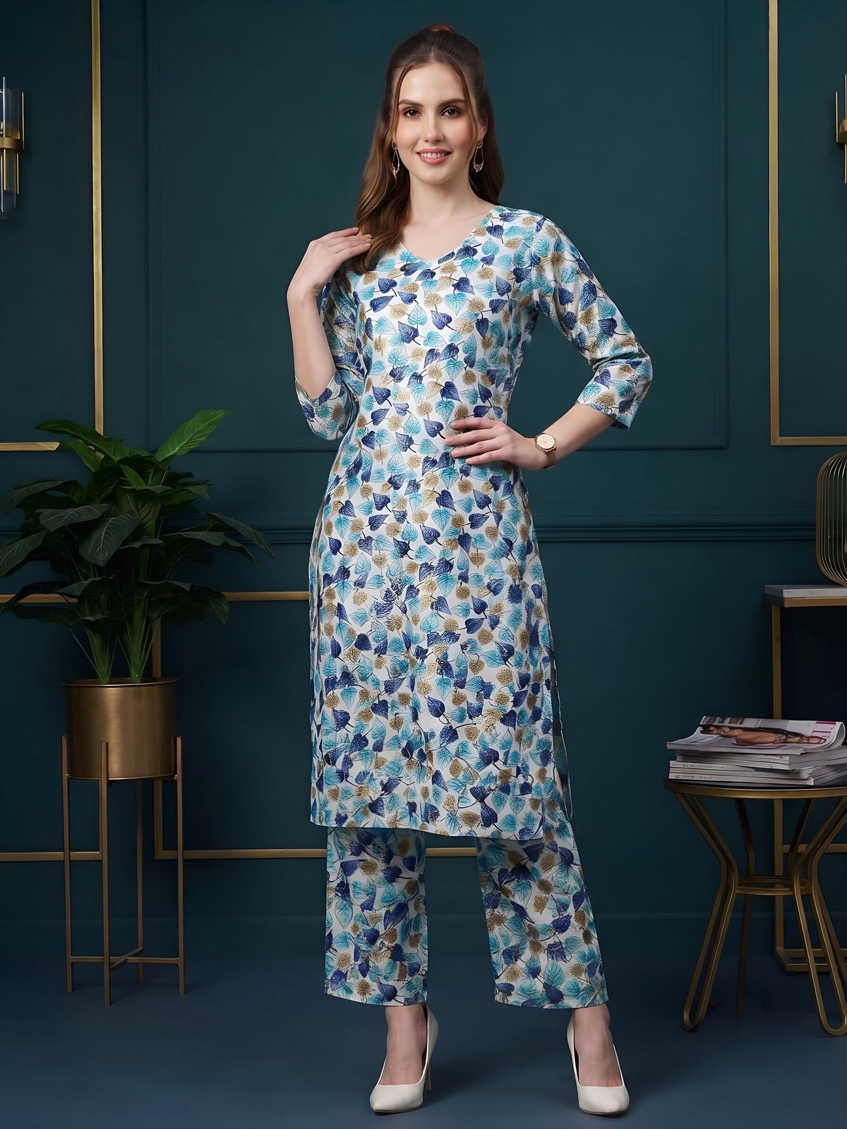 Multicolor Printed Co-Ord Set for Women