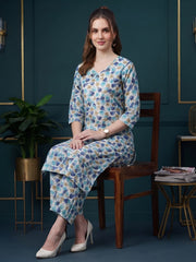 Multicolor Printed Co-Ord Set for Women