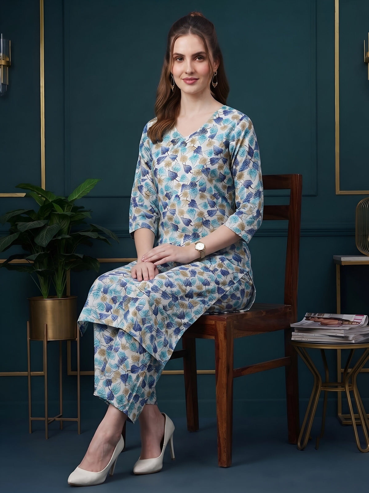 Multicolor Printed Co-Ord Set for Women
