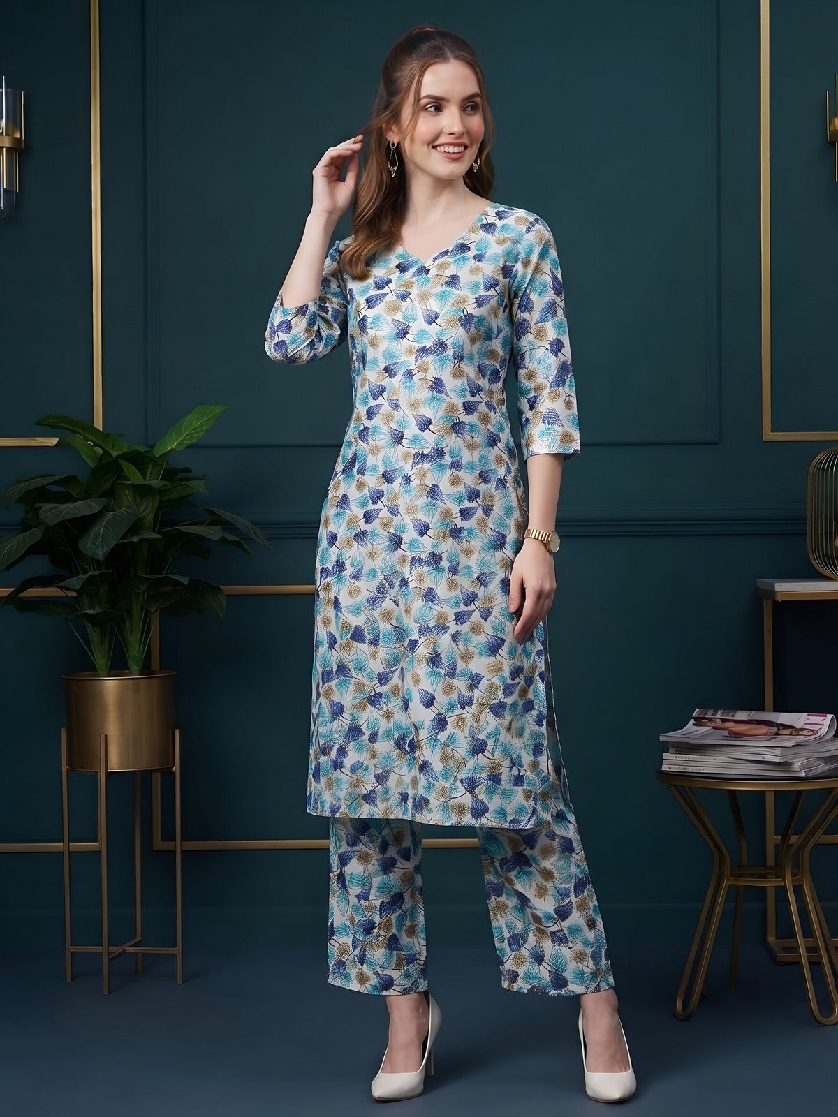 Multicolor Printed Co-Ord Set for Women
