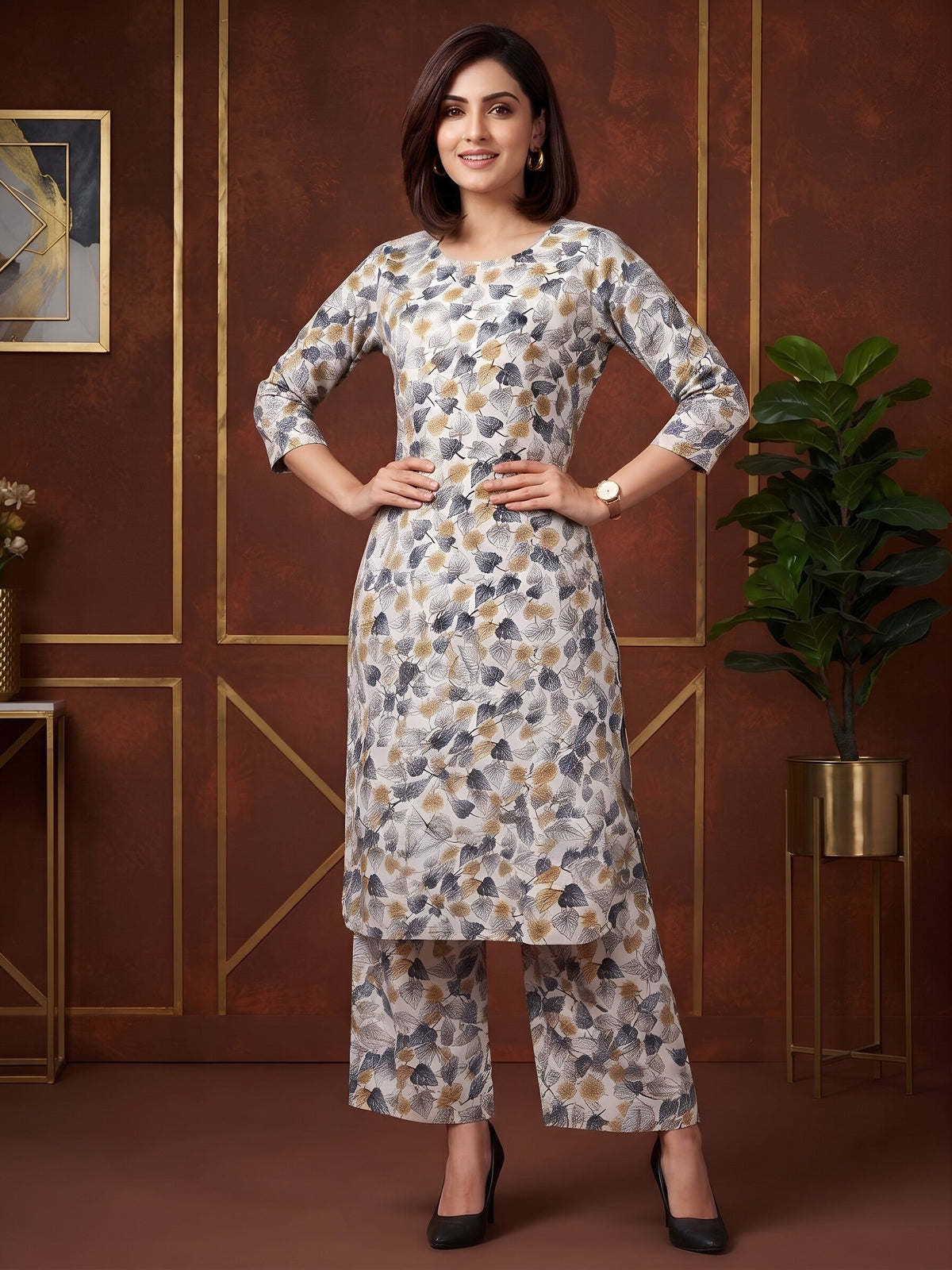 Multicolor Printed Co-Ord Set for Women