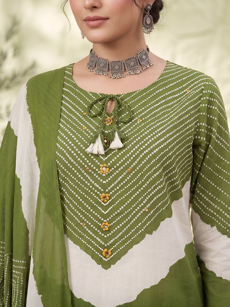 Reshma Printed Straight Kurta With Dupatta set for Women