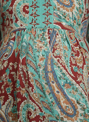 Multicolor Printed Maternity Dress for Women