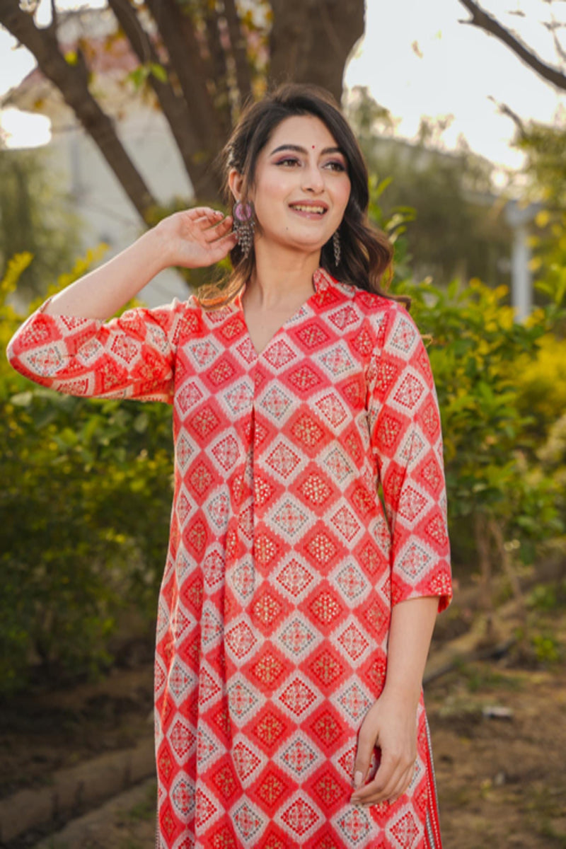 Aarvi Printed Kurta Set