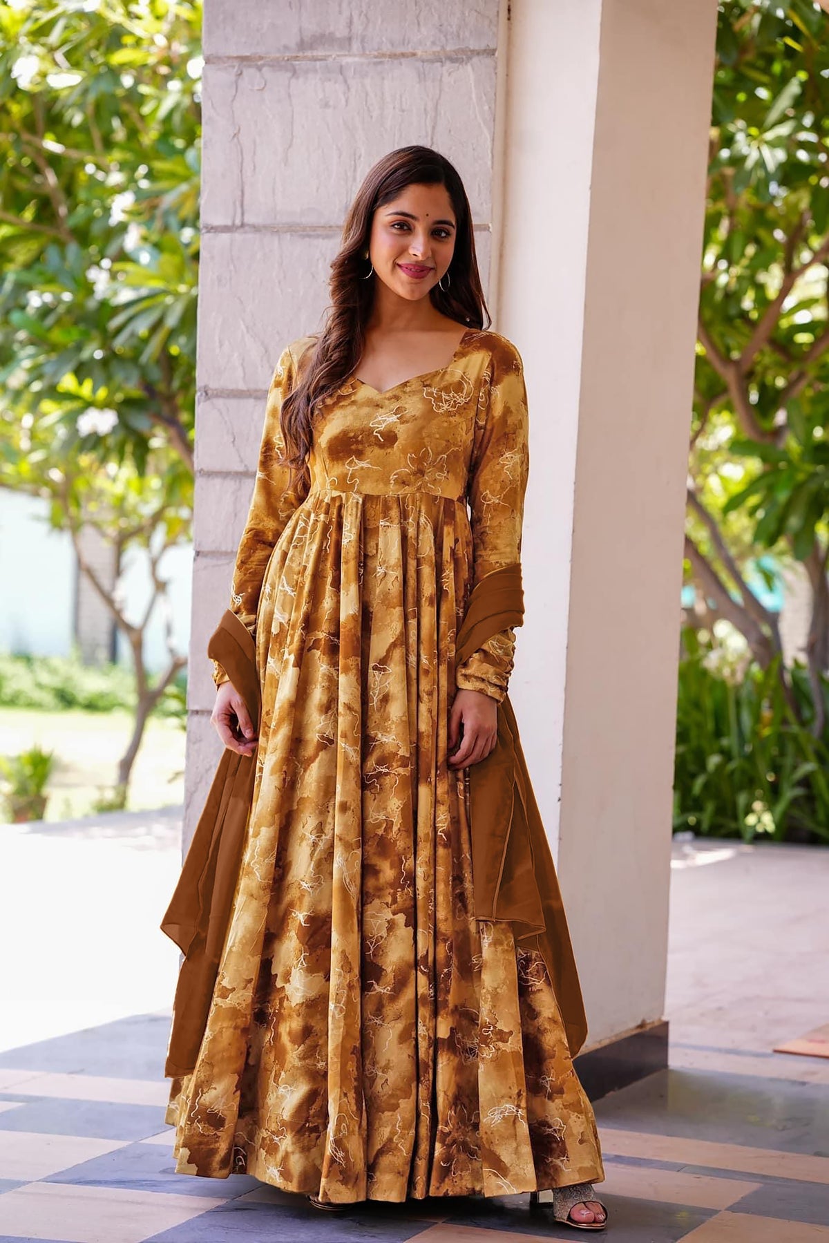 Anara Rayon Anarkali Gown