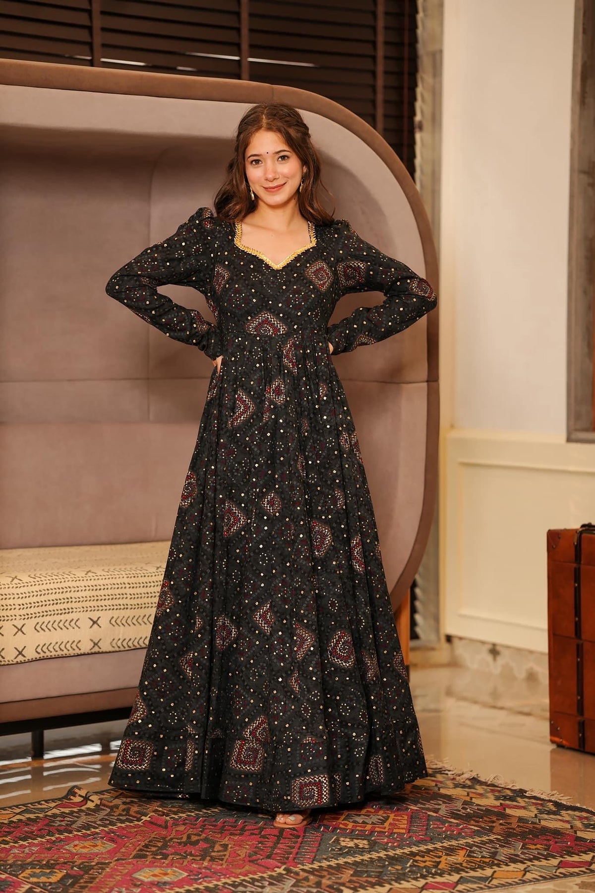 Anara Rayon Anarkali Set