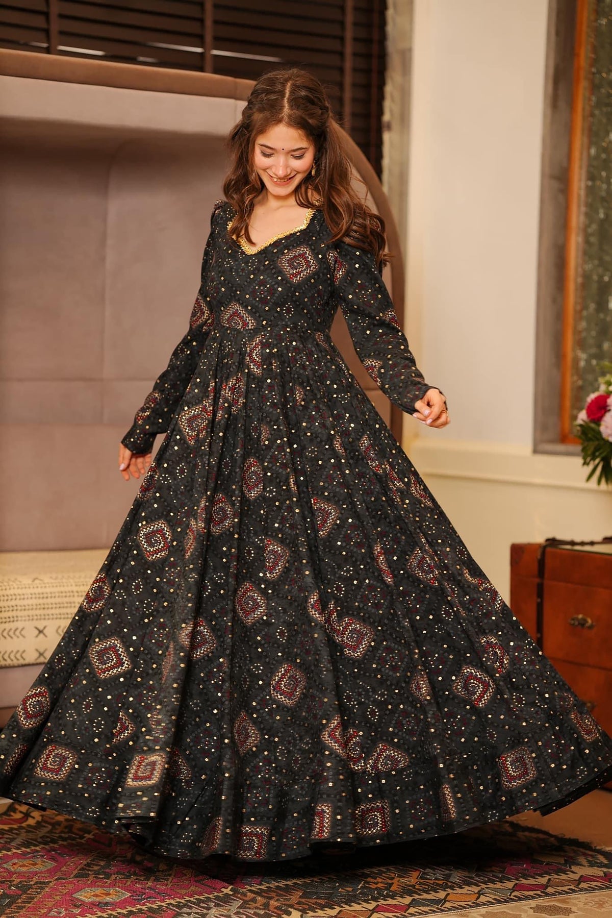 Anara Rayon Anarkali Set