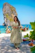 Meher Muslin Printed Anarkali Set