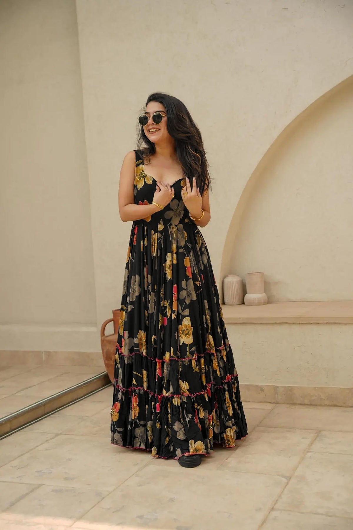 Aavira Rayon Anarkali Set