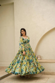 Aroha Rayon Anarkali Set