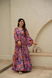 Aroha Rayon Anarkali Set