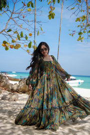 Aroha Rayon Anarkali Set