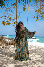 Aroha Rayon Anarkali Set