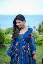 Aroha Rayon Anarkali Set