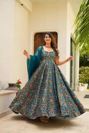 Inara Silk Anarkali Set