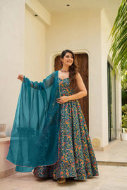Inara Silk Anarkali Set