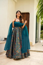 Inara Silk Anarkali Set